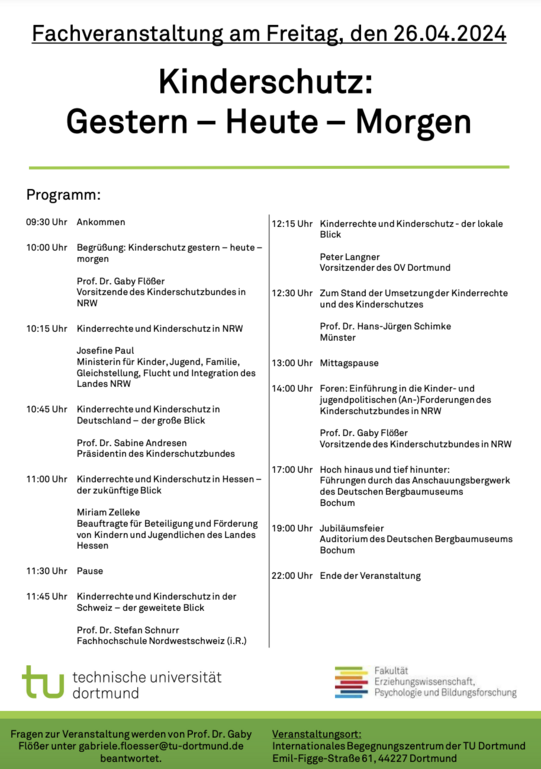 Specialist event on child protection