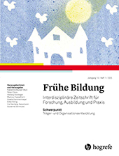 Träger als Akteure von Organisationsentwicklung. Transferunterstützung in Kitas als Grundlage für nachhaltige Veränderung. (Daycare Center Provider as Actors of Organizational Development: Transfer Support in Daycare Centers as a Foundation for Sustainable Change) 