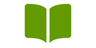 Buch Icon grünes Buch Icon